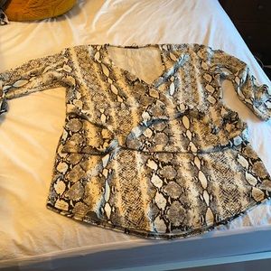 PrettyLittleThing Animal Print Shirt